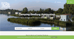 Desktop Screenshot of campingzeeburg.nl