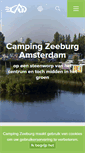 Mobile Screenshot of campingzeeburg.nl